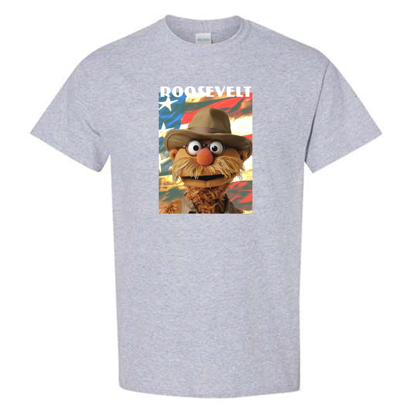 roosevelt muppet flag tee shirt