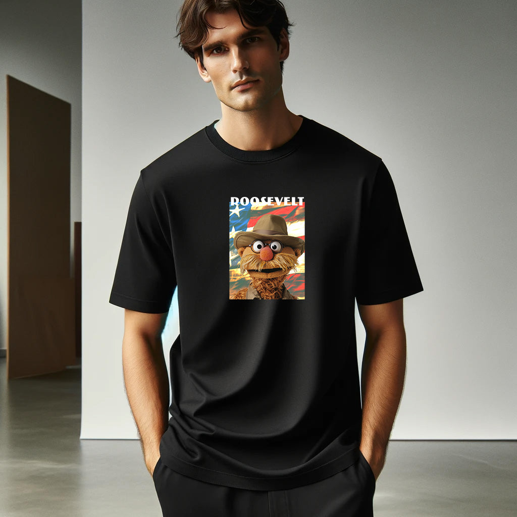 roosevelt muppet flag tee shirt