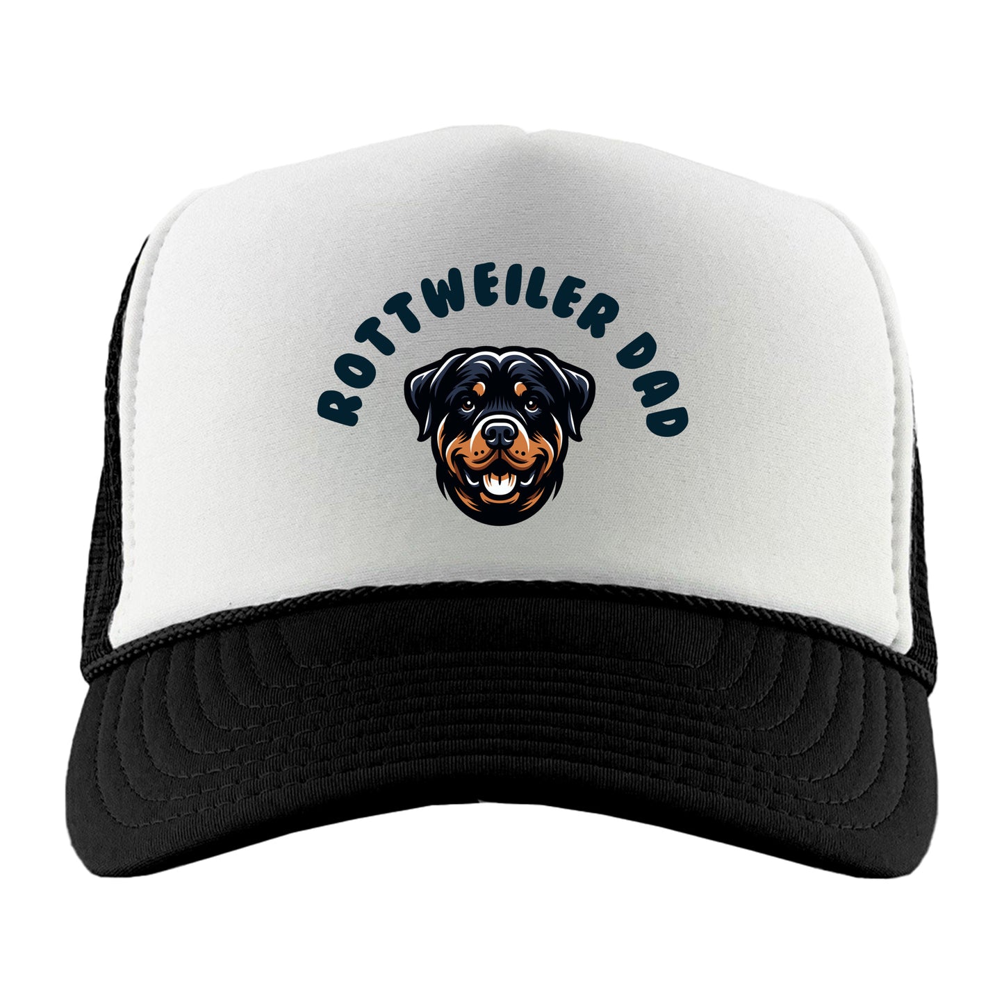 Rottweiler Dad Foam Trucker Hat