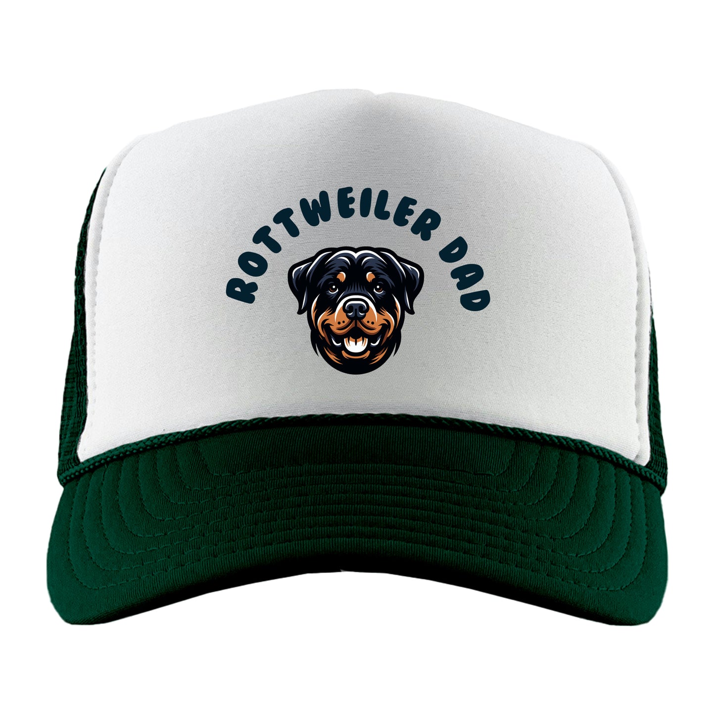 Rottweiler Dad Foam Trucker Hat