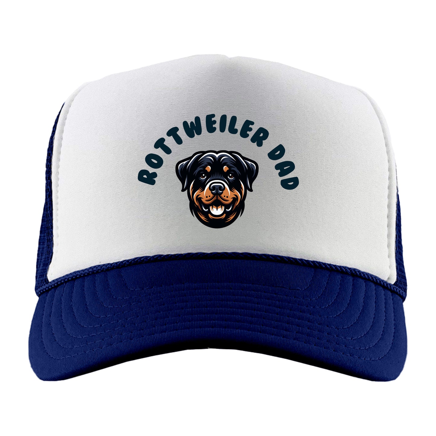 Rottweiler Dad Foam Trucker Hat