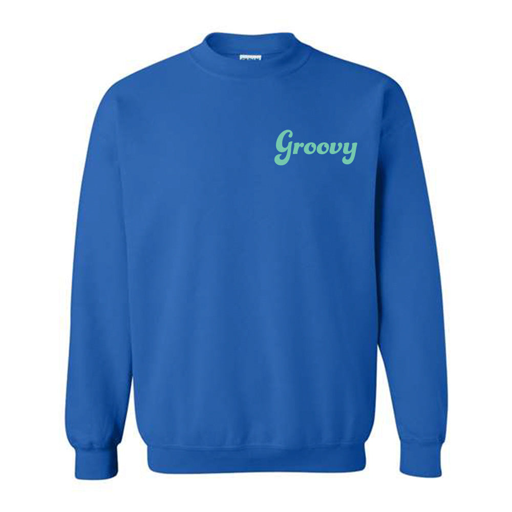 Groovy Teal Sweatshirt