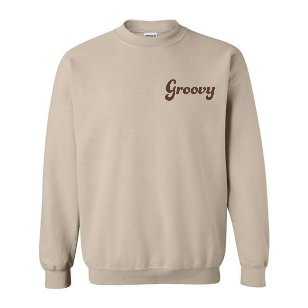 Groovy Brown Sweatshirt