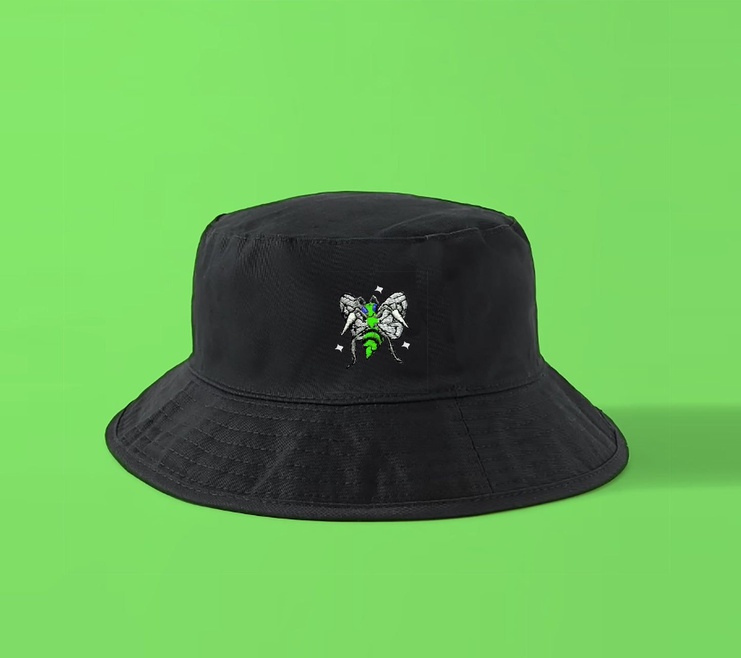 #0015 shiny bucket hat