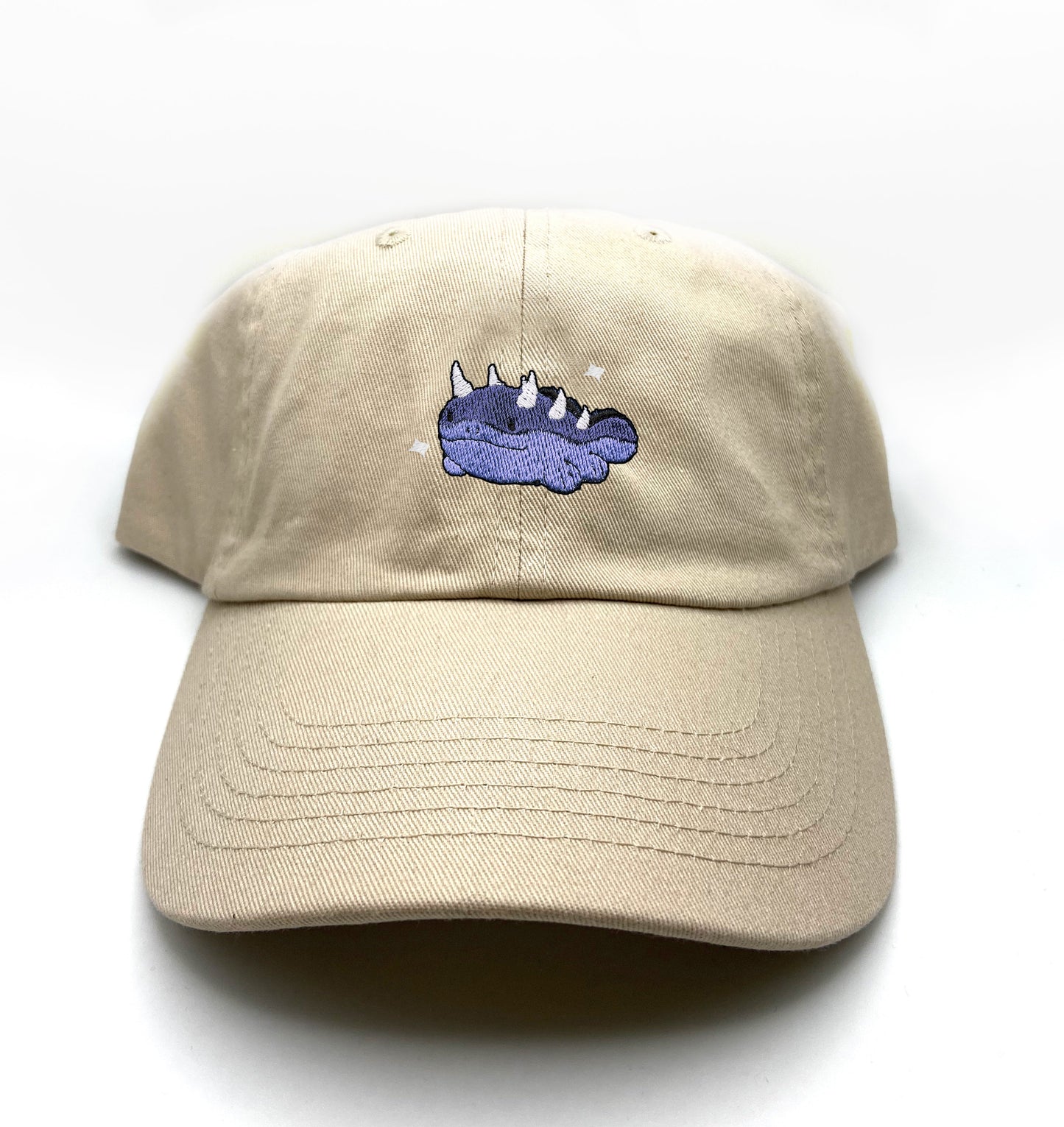 #0980 spiked shiny dad hat