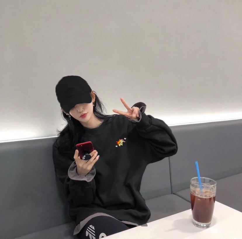 #0155 shiny sweatshirt