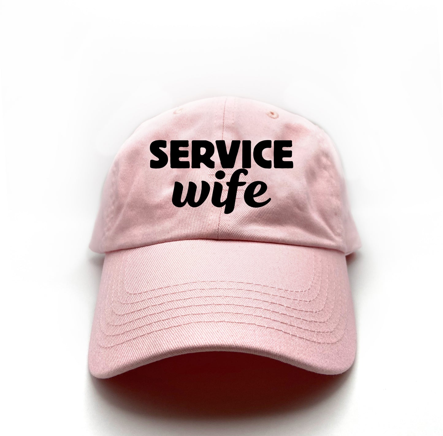 Service Wife Black Dad Hat