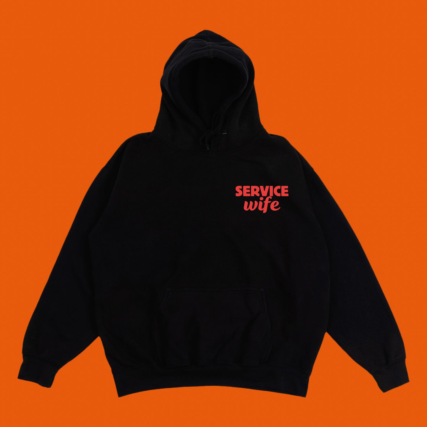 Service Wife Red Hoodie