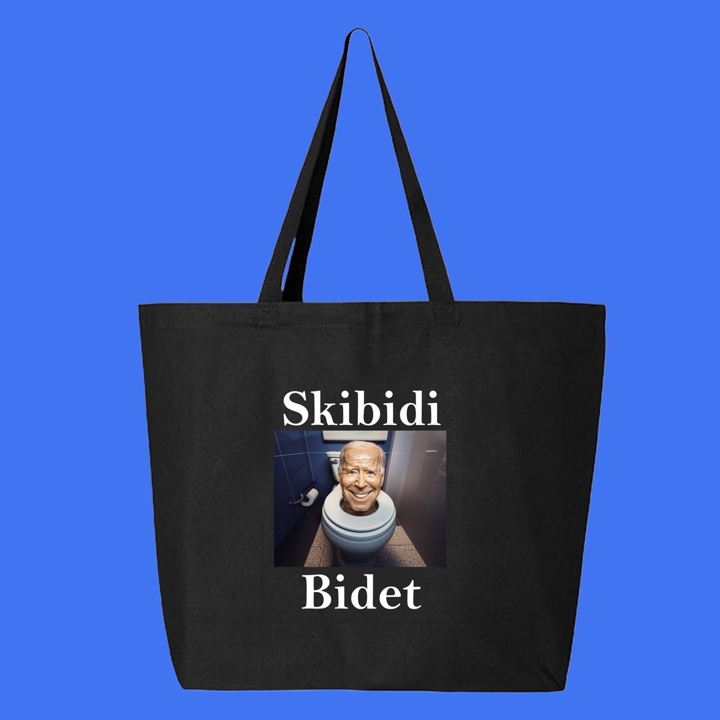 skibidy bidet tote bag