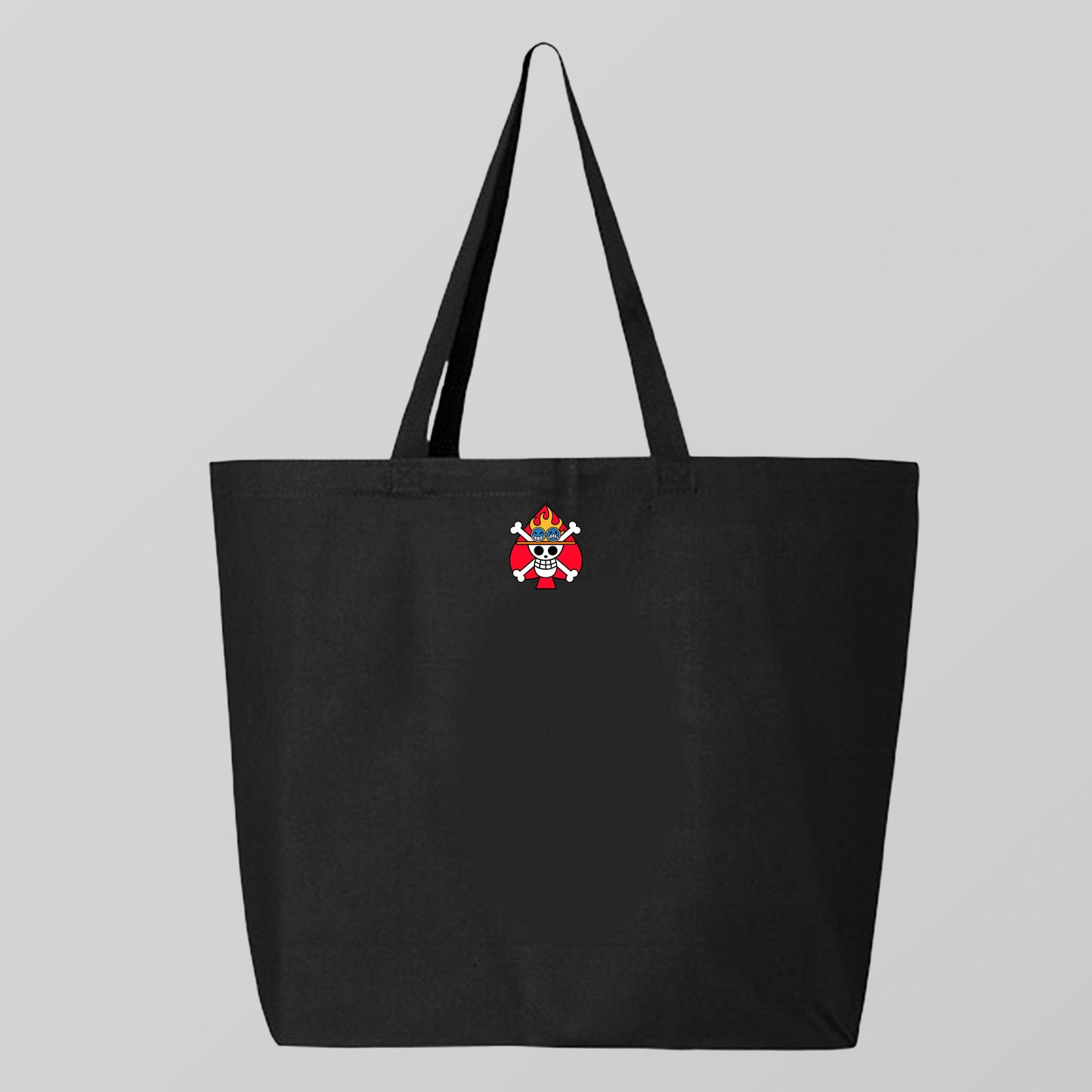 Spade Pirates jolly roger tote bag