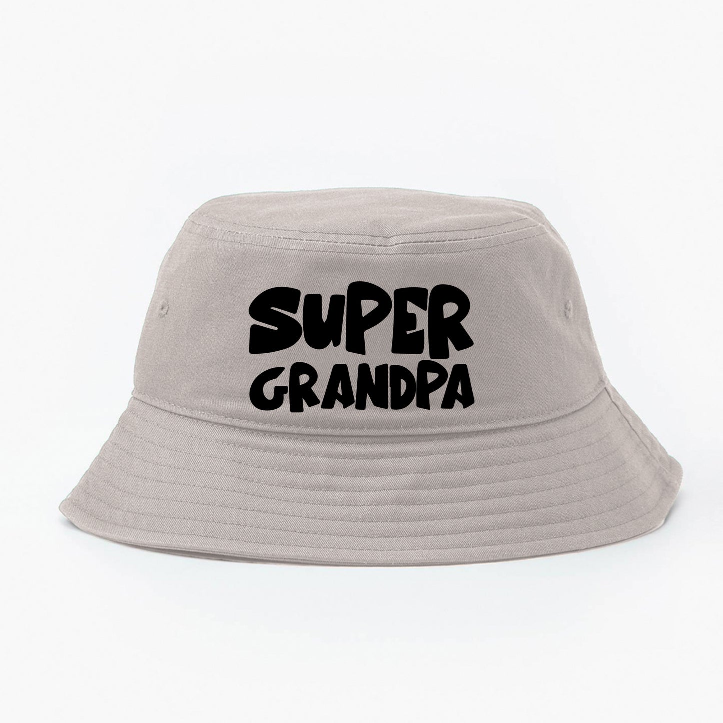Super Grandpa Black Bucket Hat