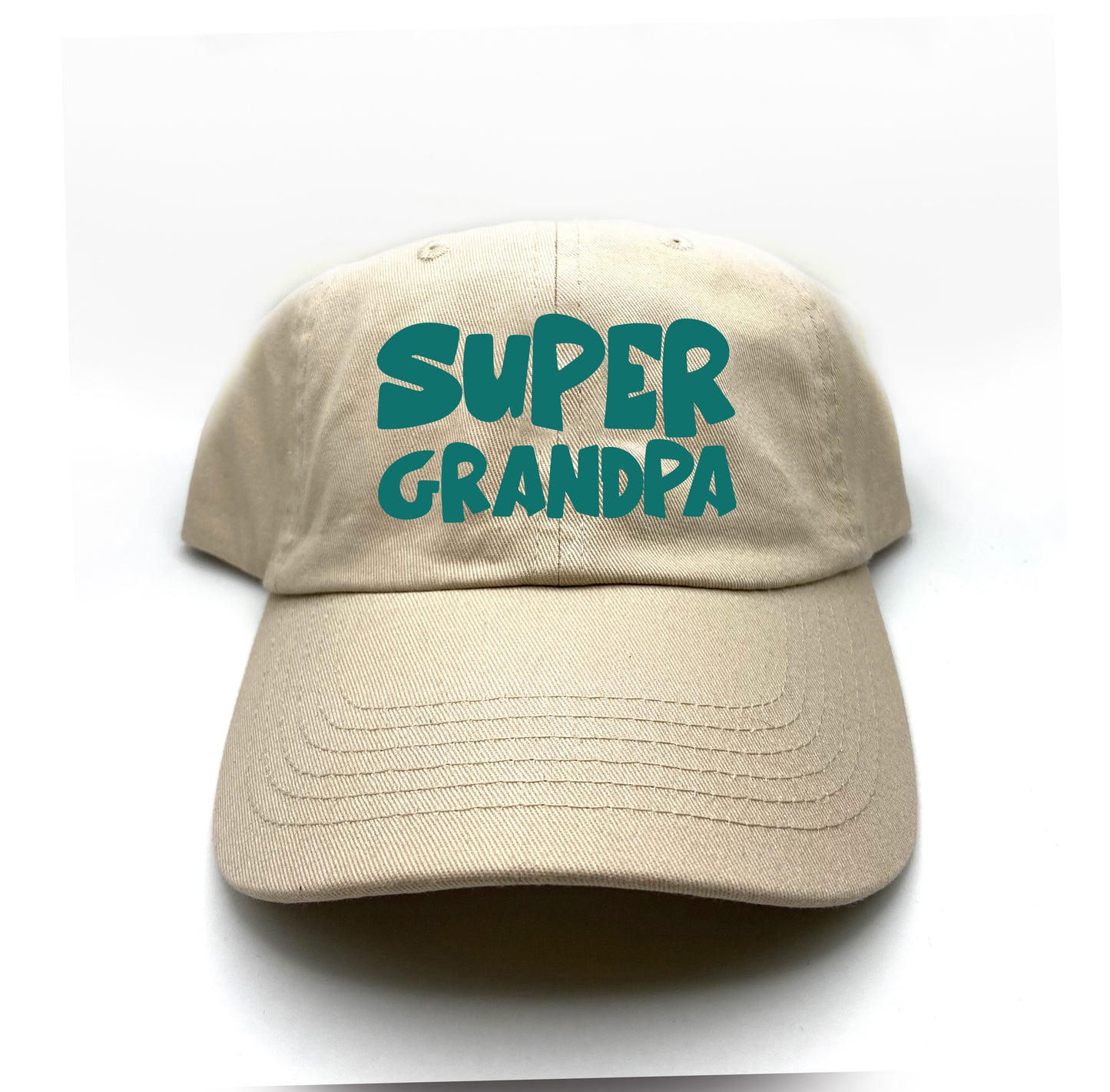 Super Grandpa Green Dad Hat