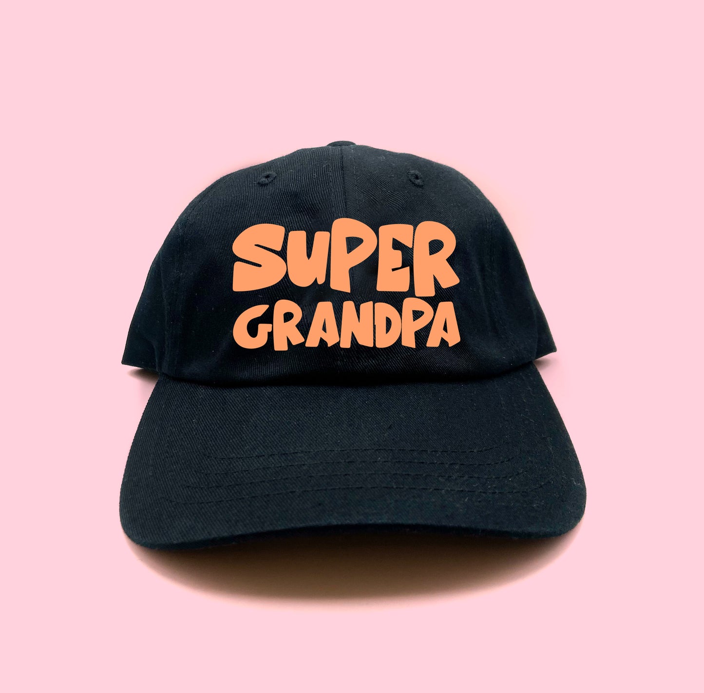 Super Grandpa Peach Dad Hat