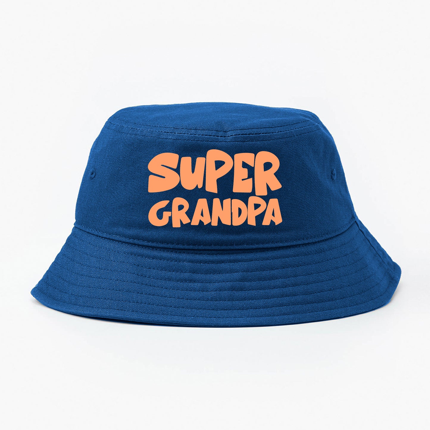 Super Grandpa Peach Bucket Hat