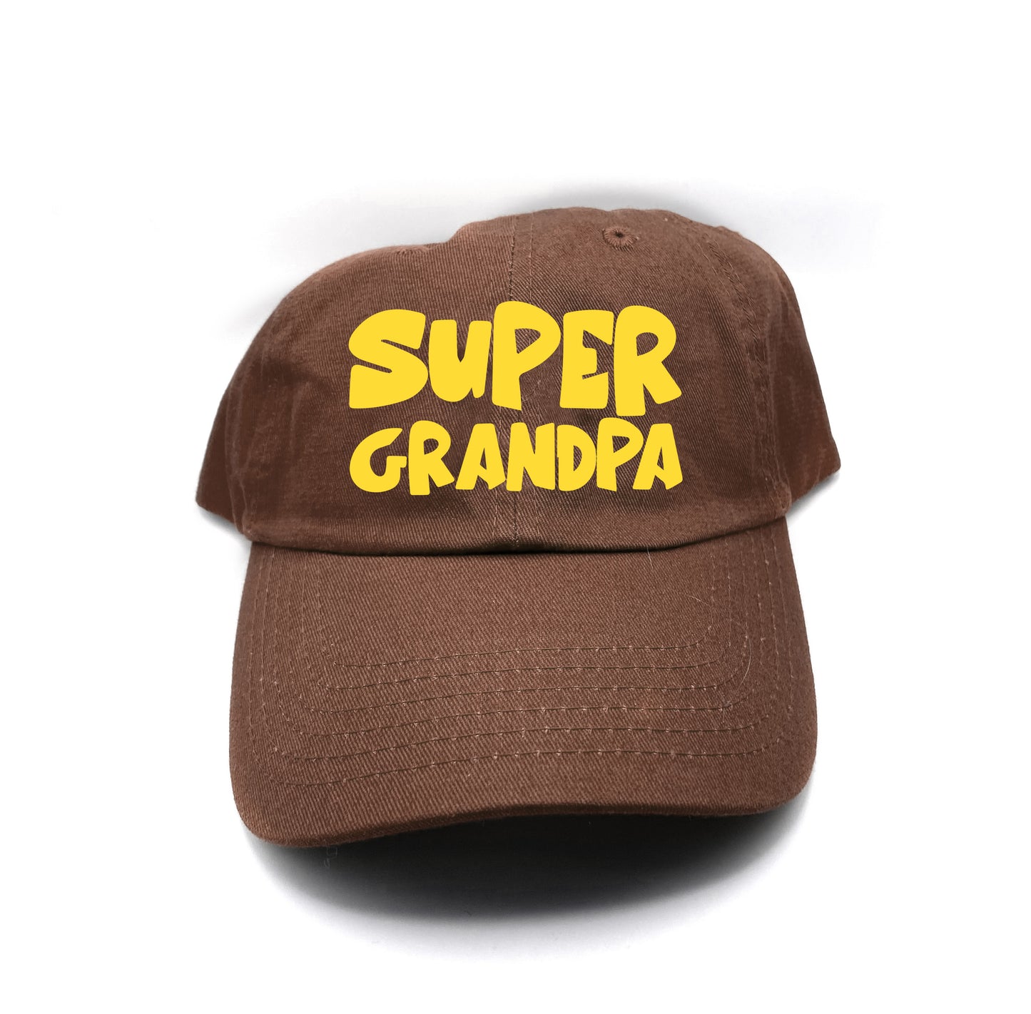 Super Grandpa Yellow Dad Hat