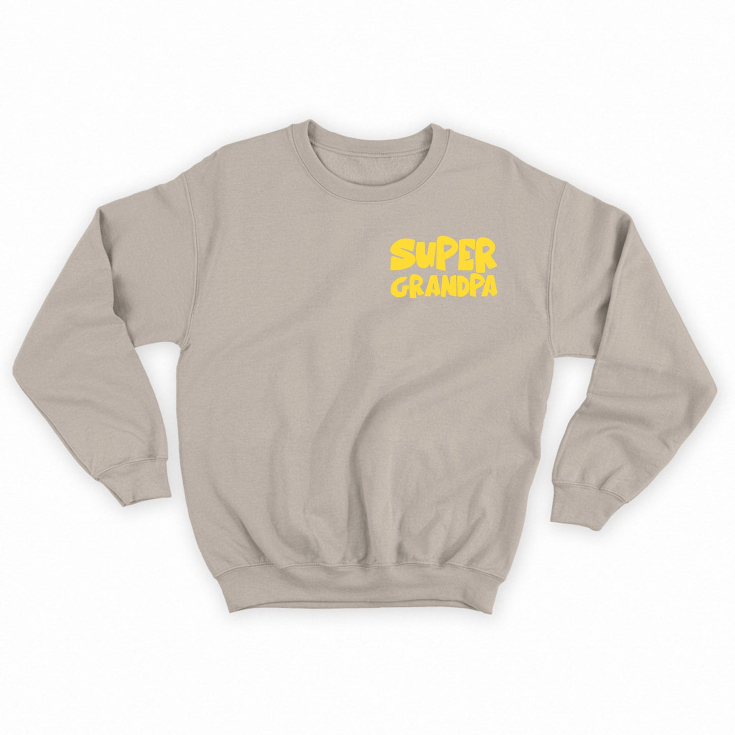 Super Grandpa Yellow Sweatshirt