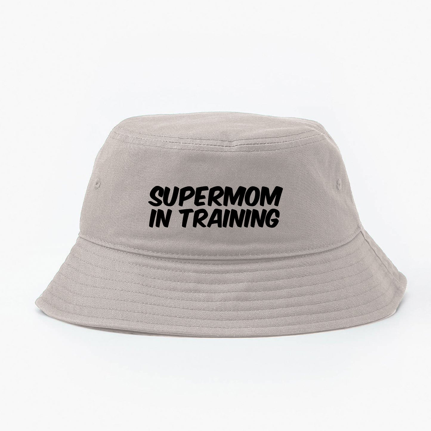 Supermom in Training Black Bucket Hat