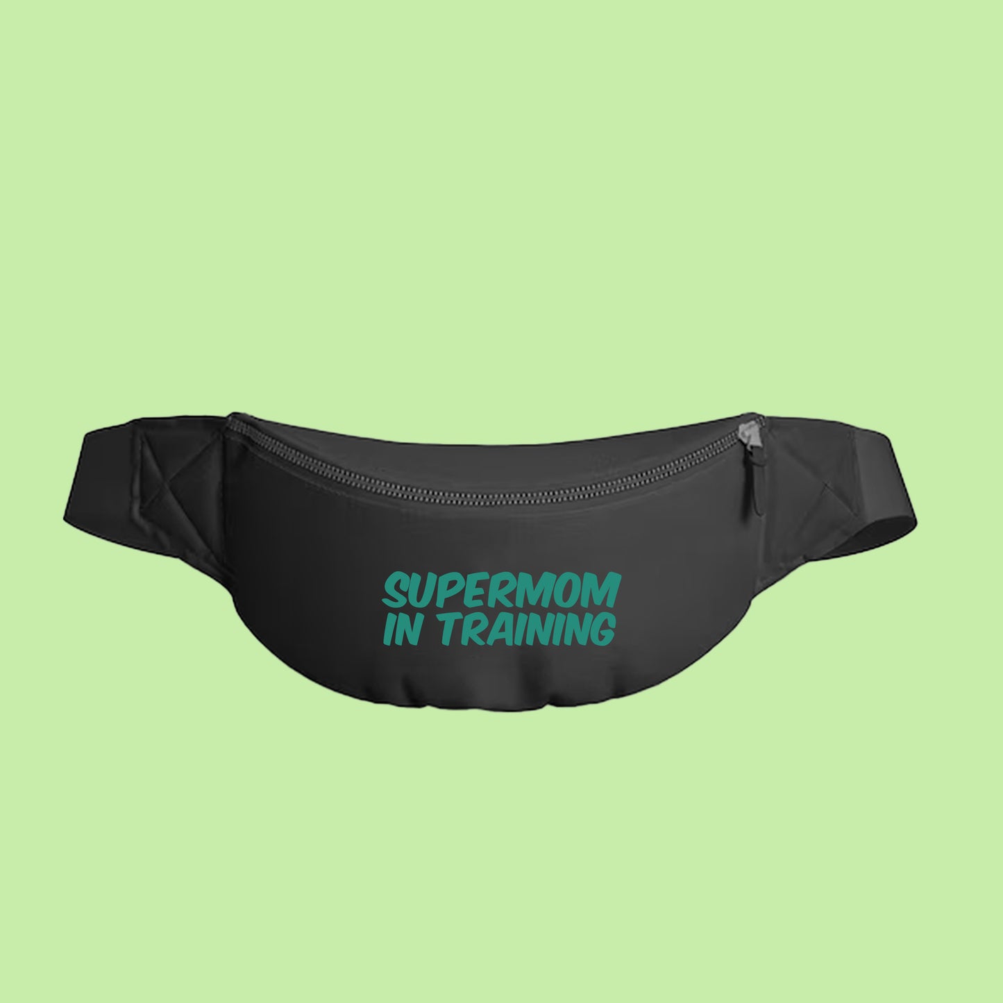 Supermom in Training Green Fanny Pack