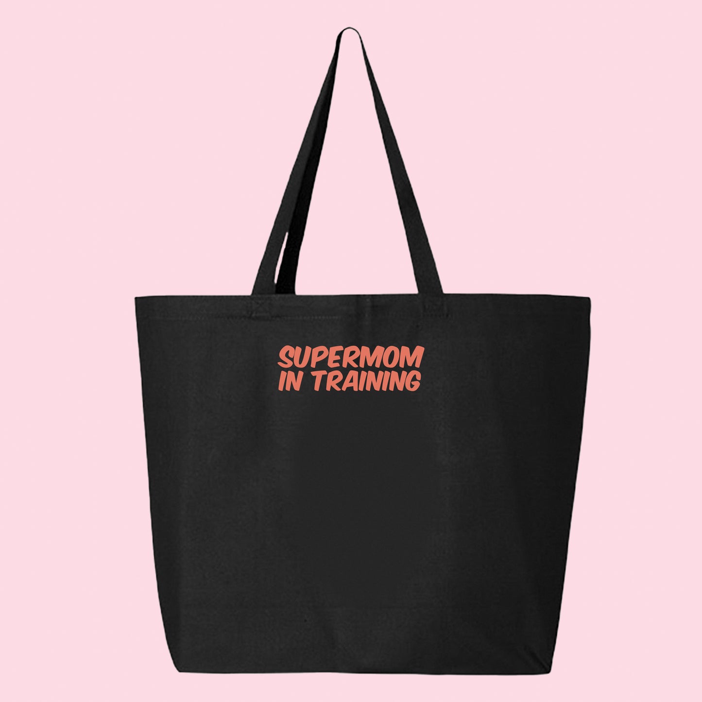 Supermom in Training Peach Tote Bag