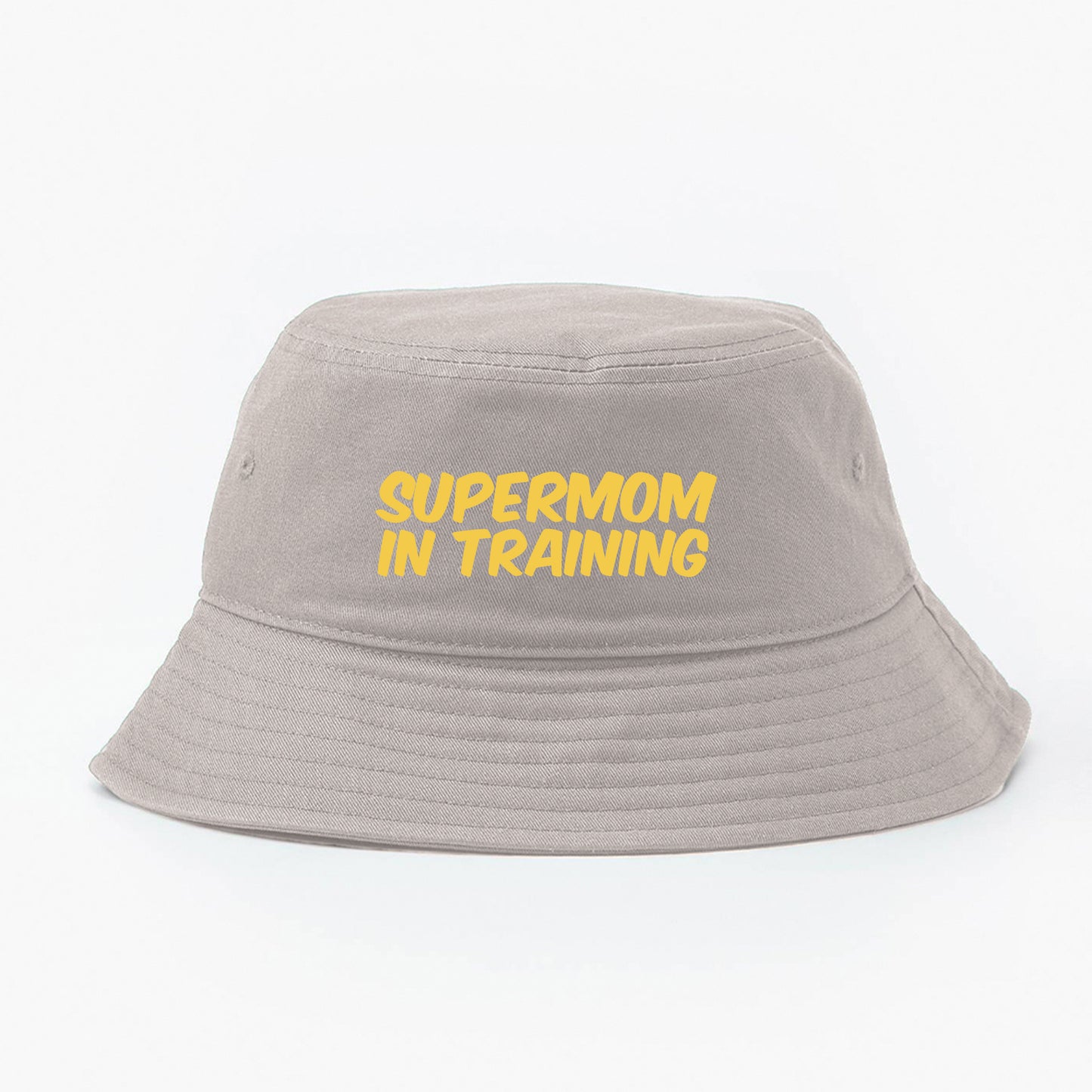 Supermom in Training Yellow Bucket Hat