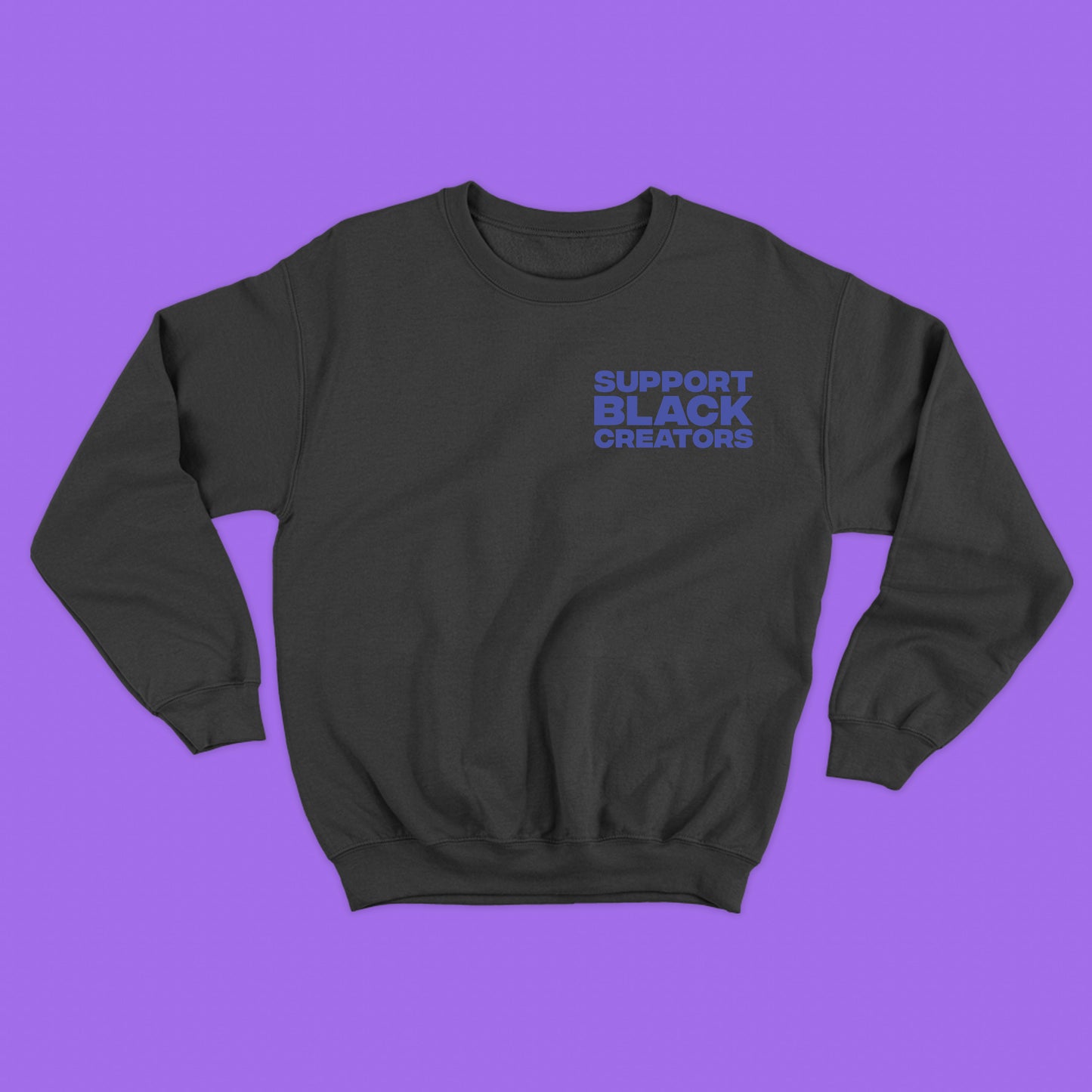 Support Black Creators Indigo Sweatshirt
