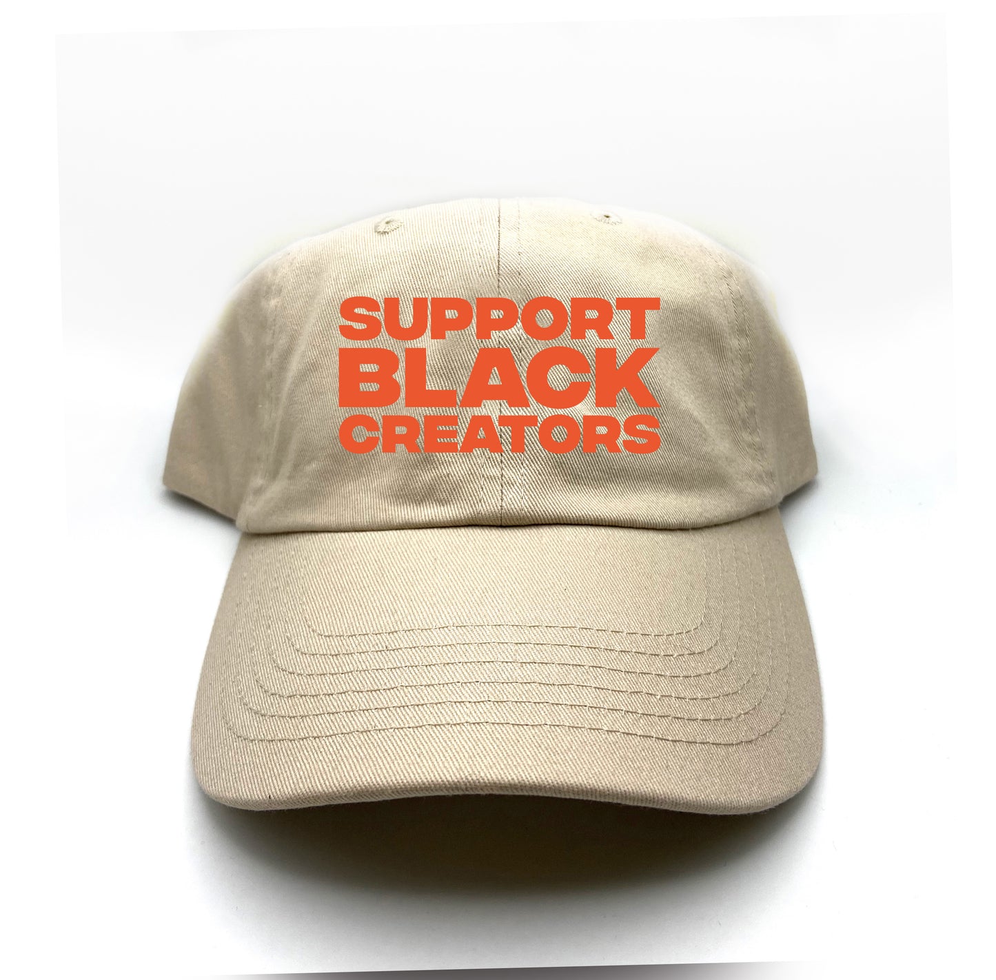 Support Black Creators Orange Dad Hat