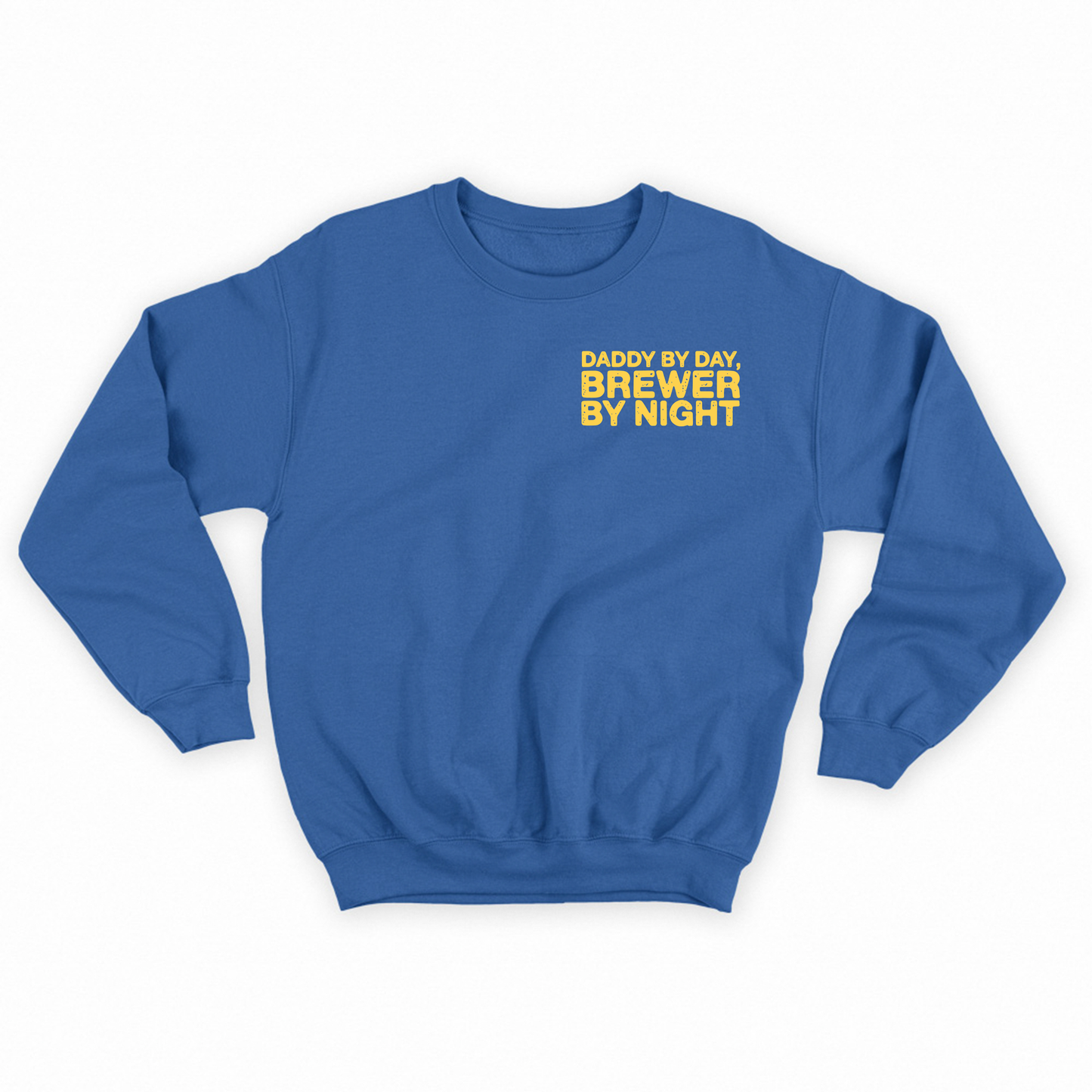 Daddy by Day, Brewer by Night Yellow Sweatshirt