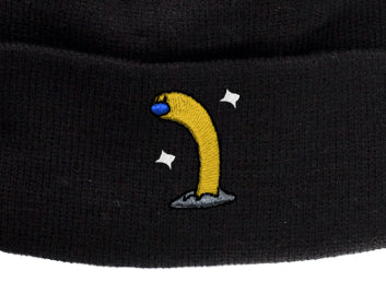 #0960 tall shiny beanie