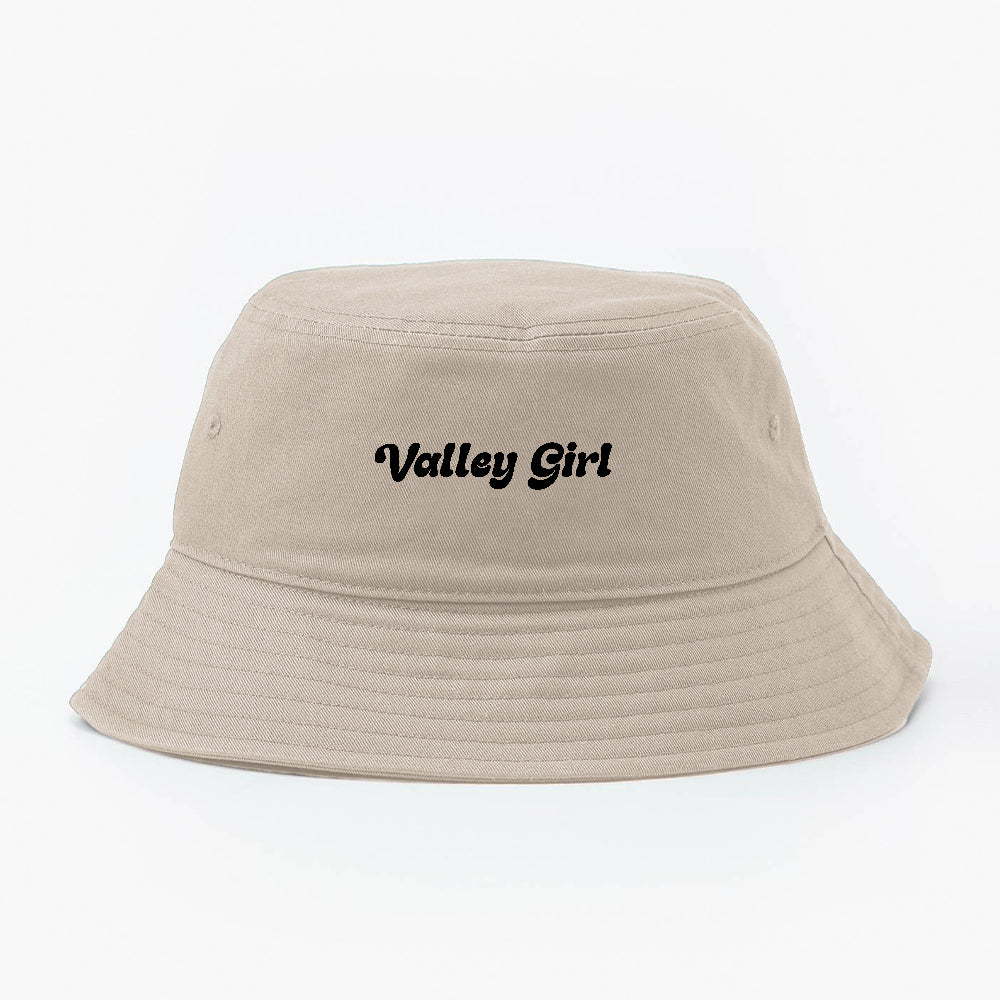 Valley Girl Black Bucket Hat