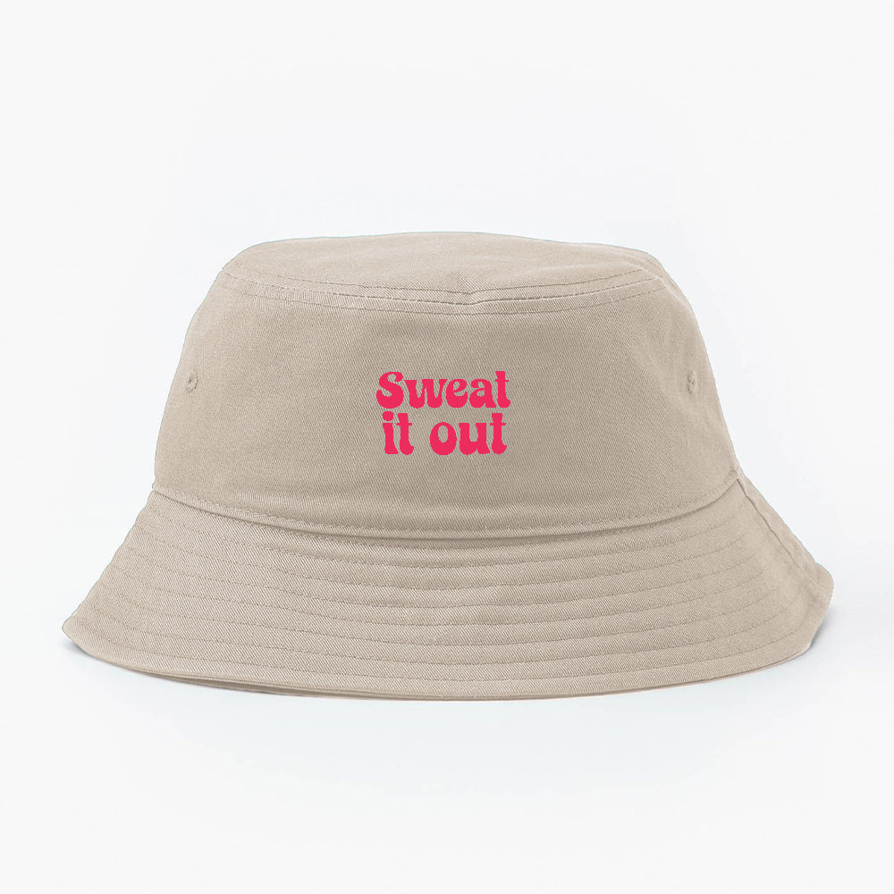 Sweat It Out Purple Bucket Hat