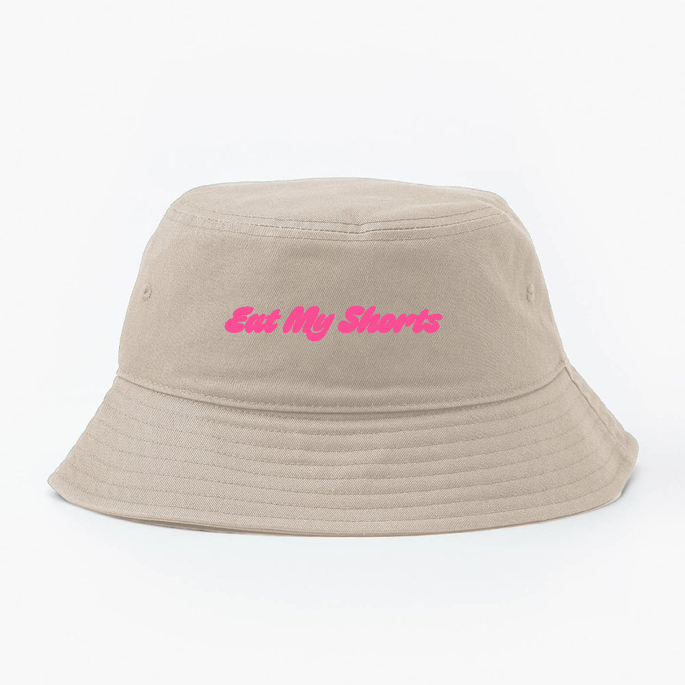 Eat My Shorts Pink Bucket Hat