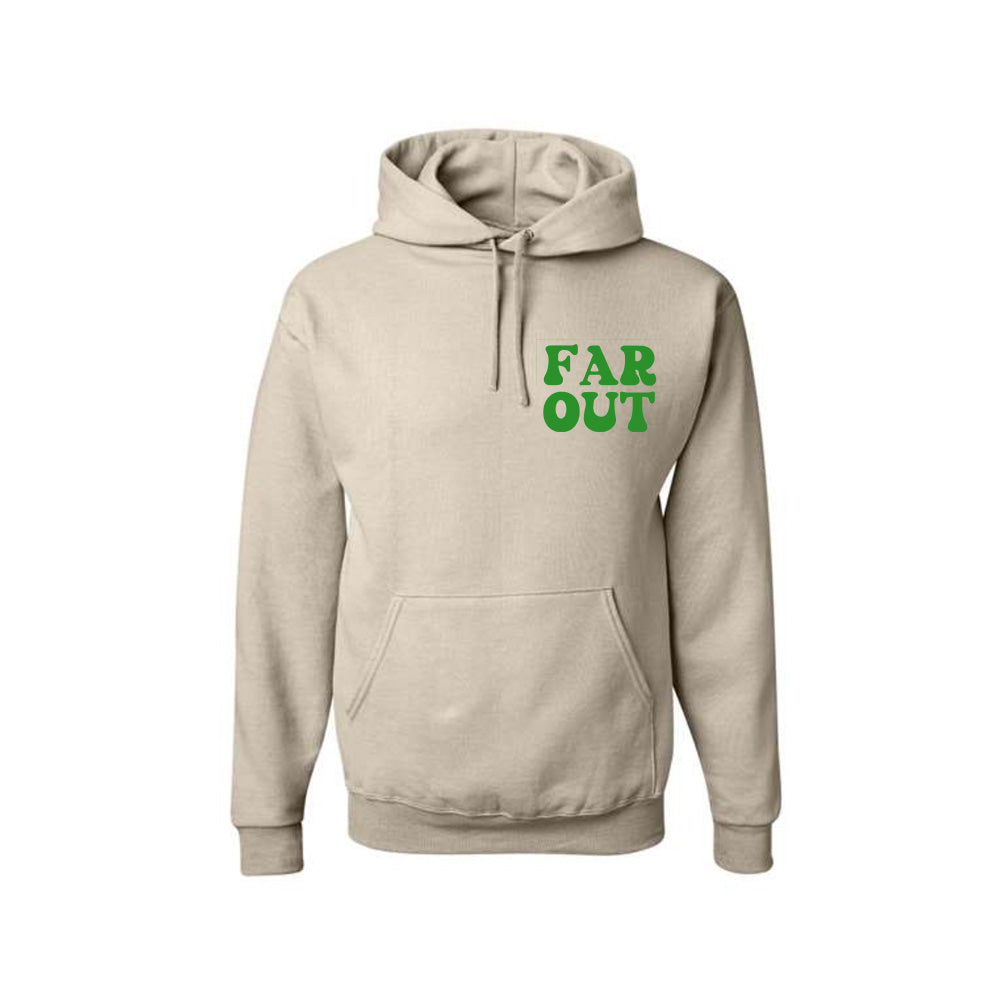 Far Out Green Hoodie