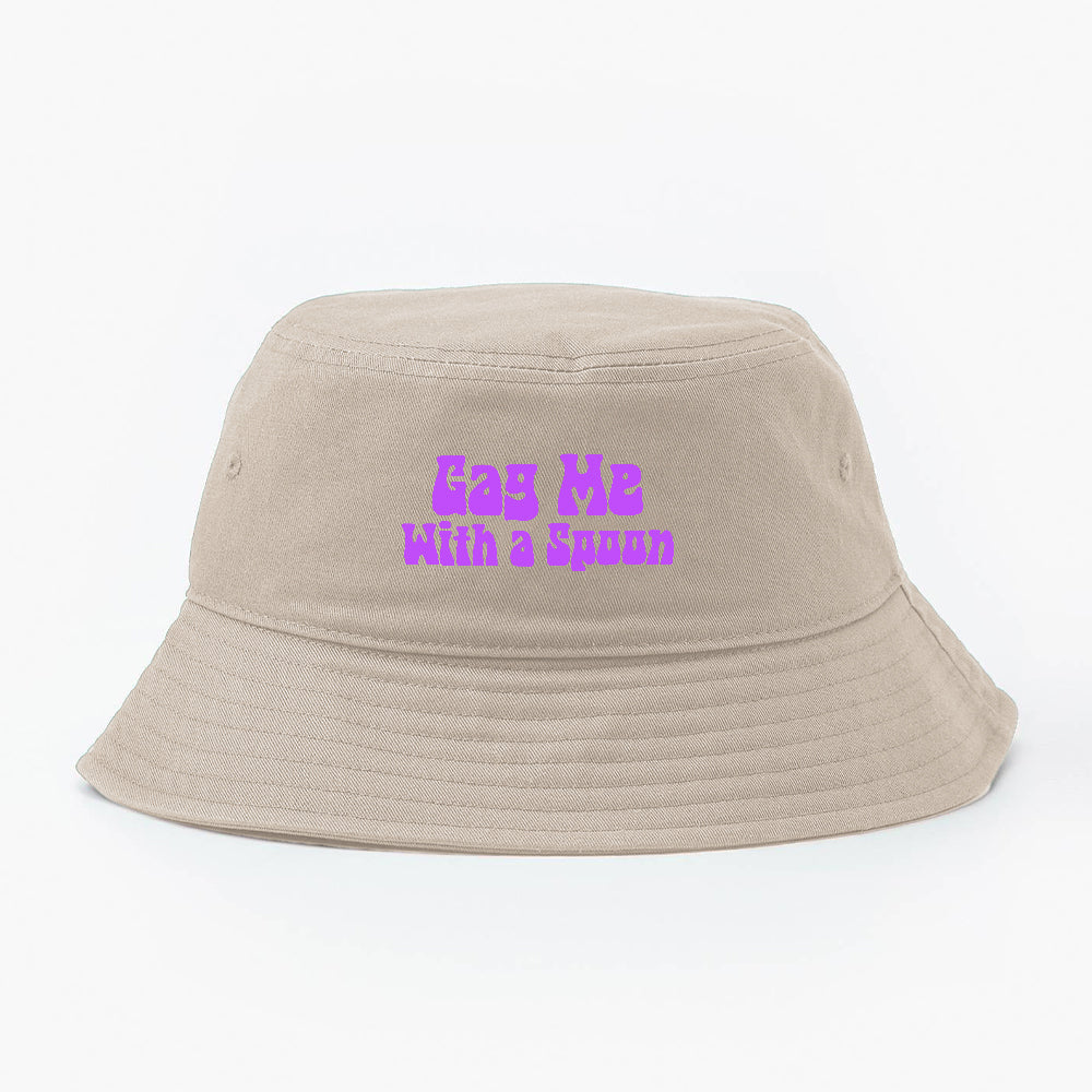 Gag Me With A Spoon Purple Bucket Hat