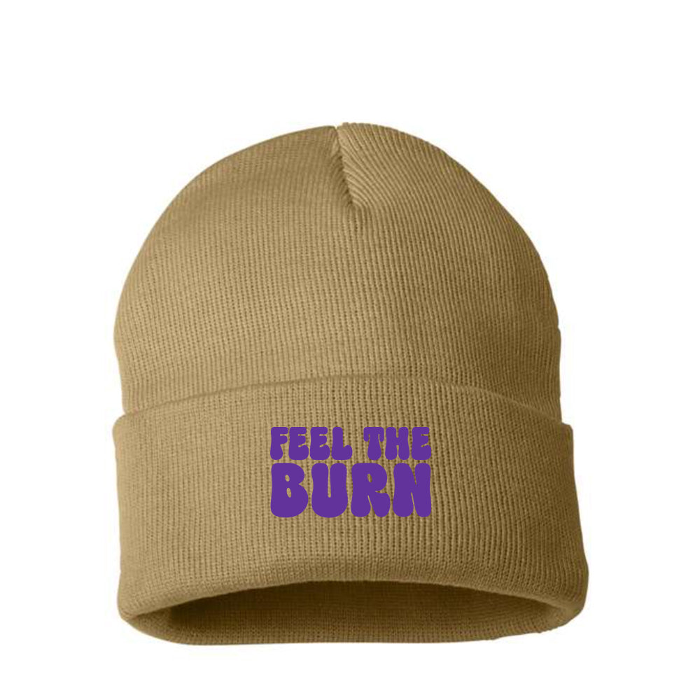 Feel The Purple Orange Beanie