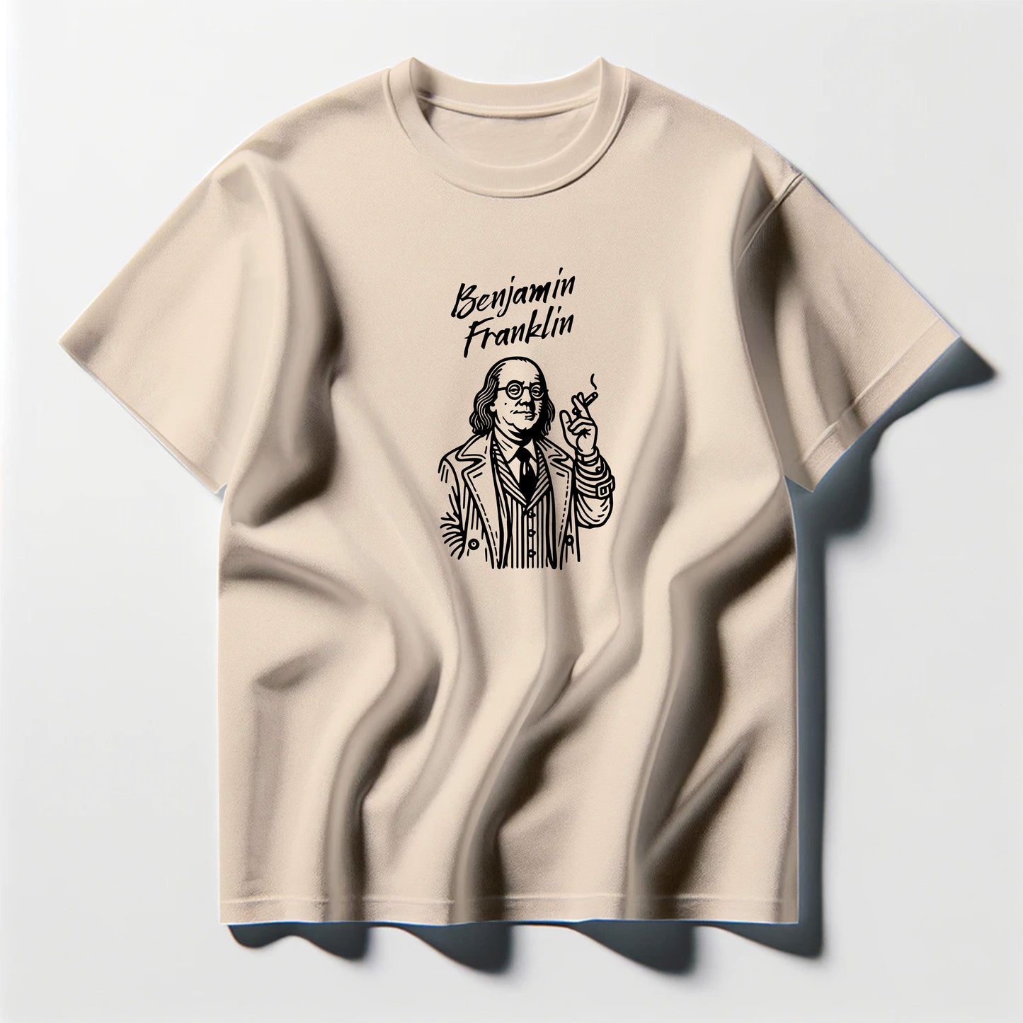benjamin franklin gangster tee shirt