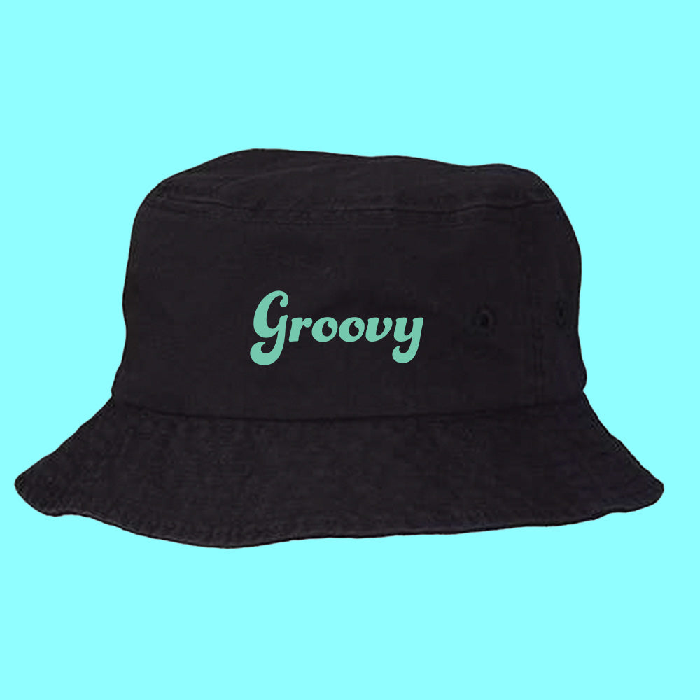 Groovy Teal Bucket Hat