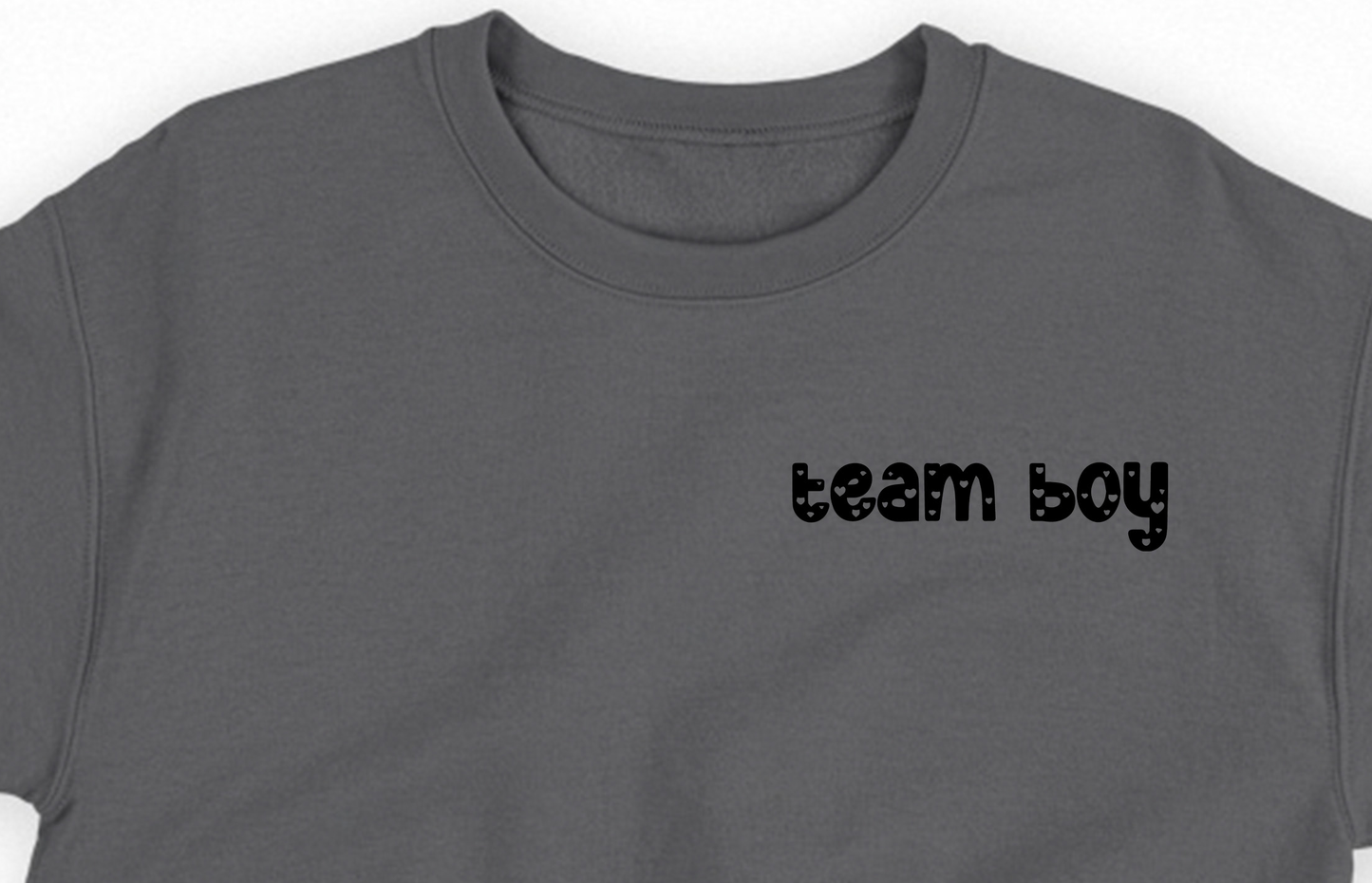 team boy black sweatshirt