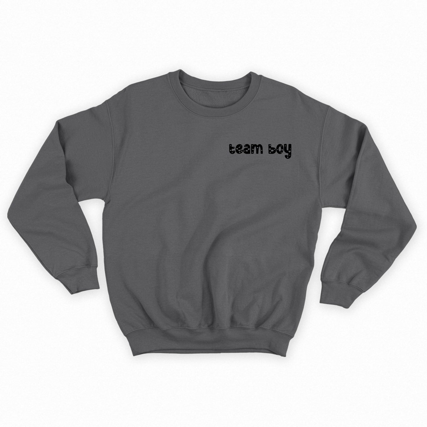 team boy black sweatshirt