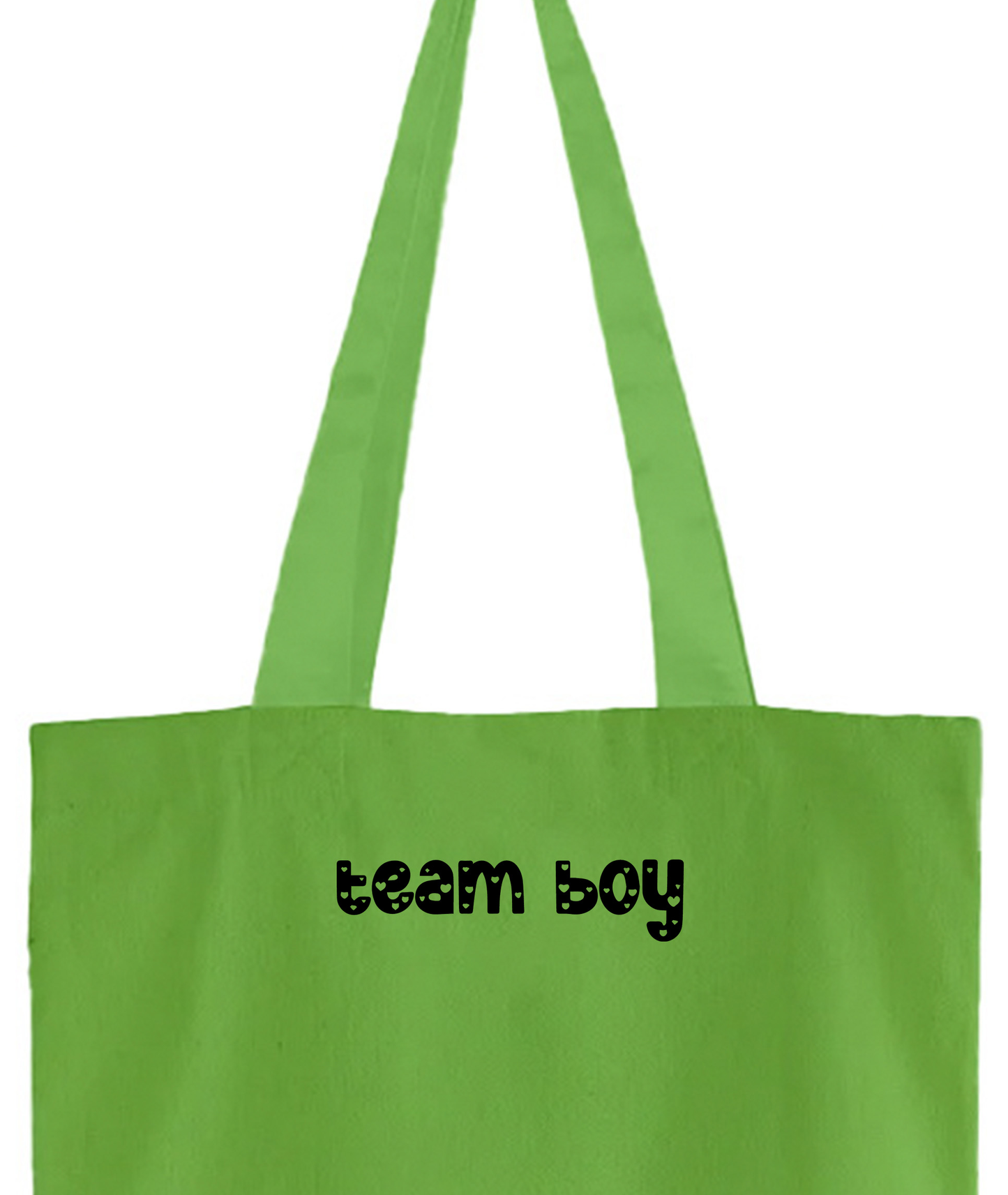 team boy black totebag