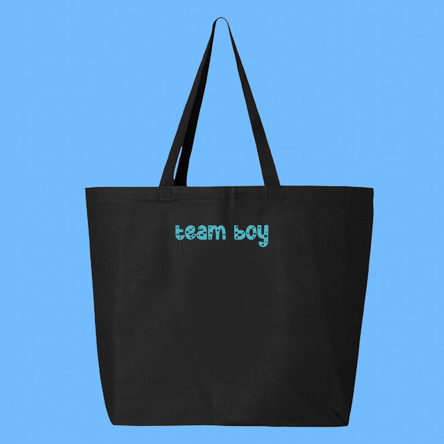 team boy blue tote bag