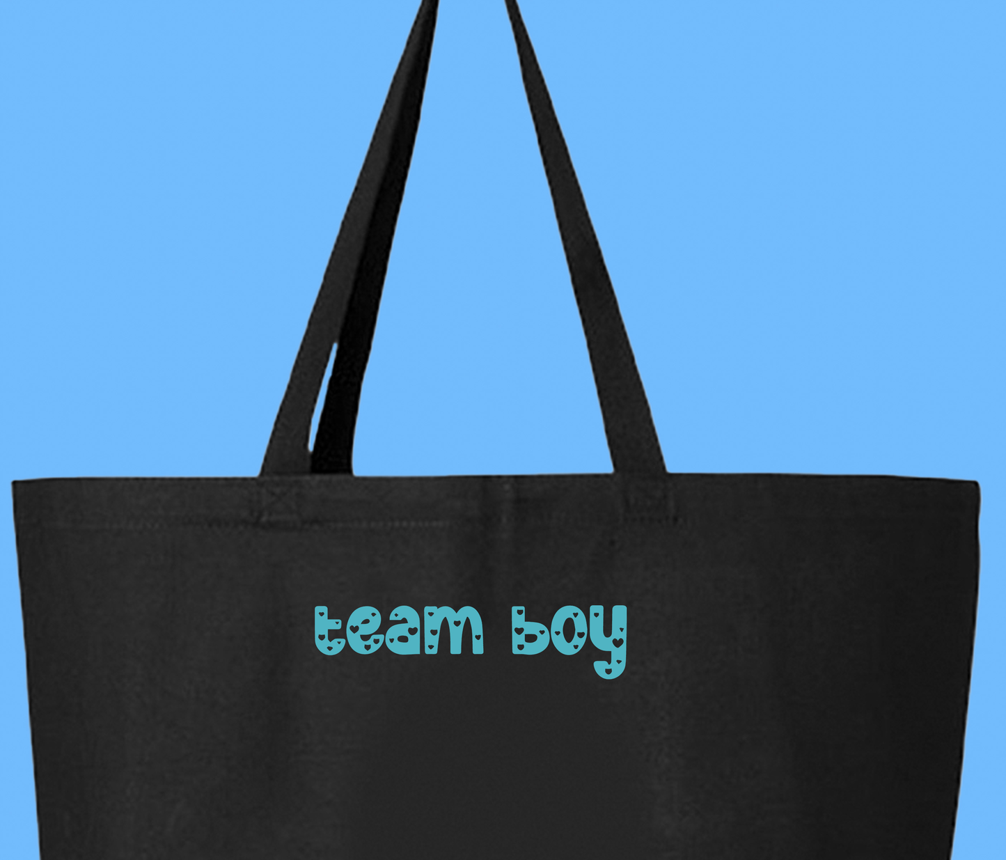 team boy blue tote bag