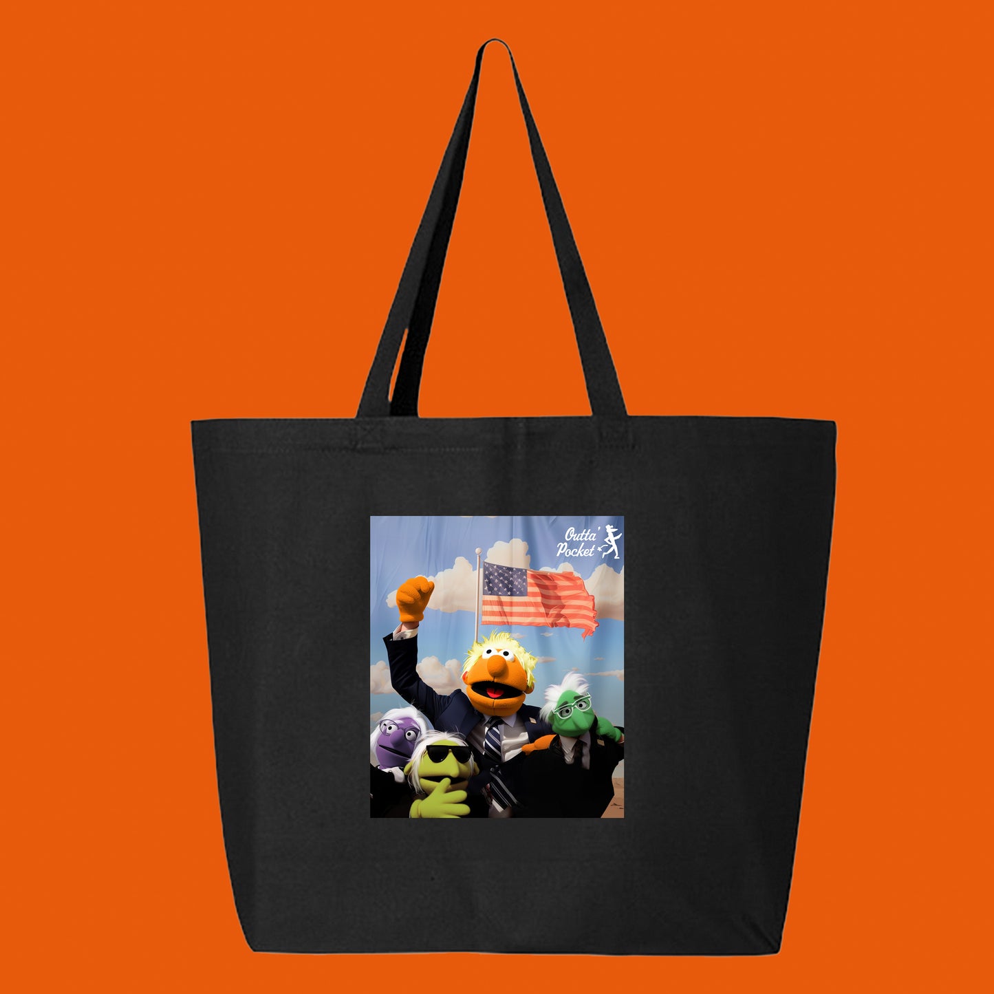 trump ass attempt tote bag