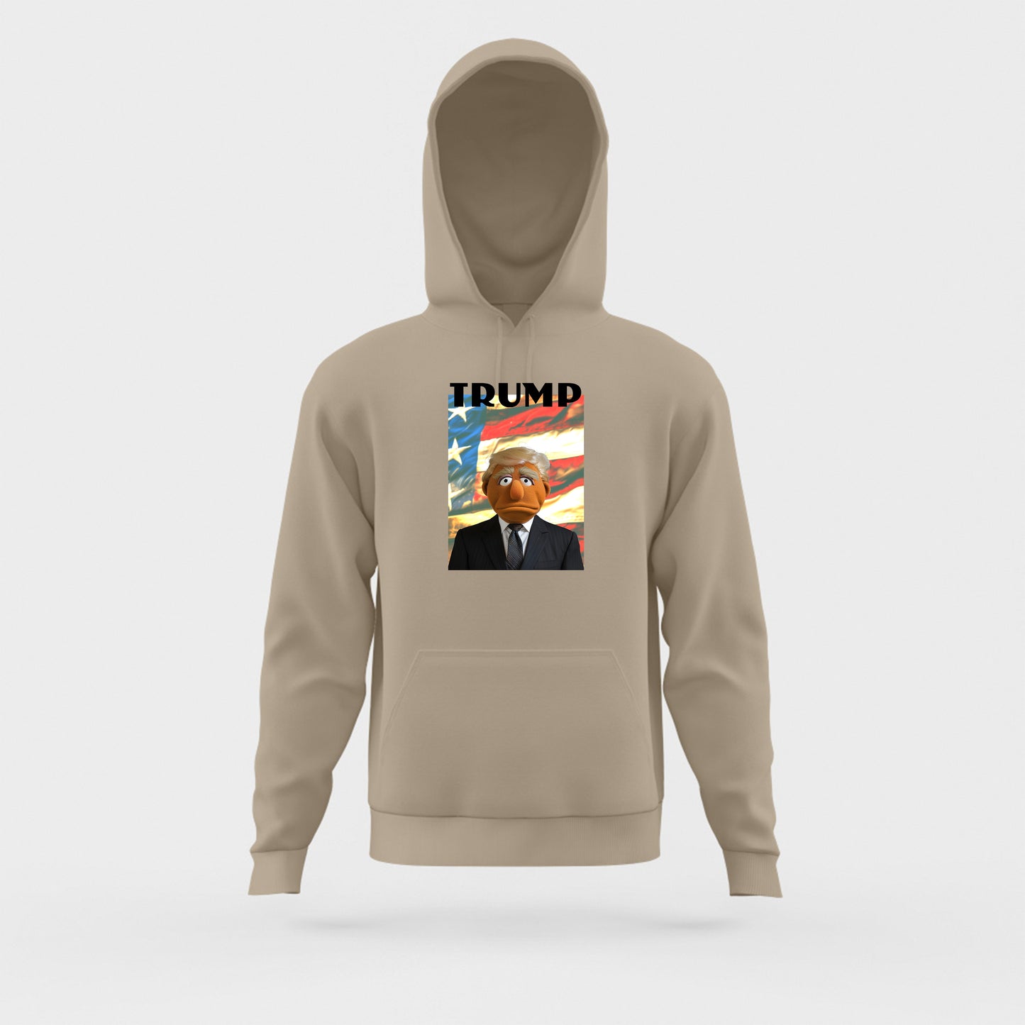 trump muppet flag hoodie