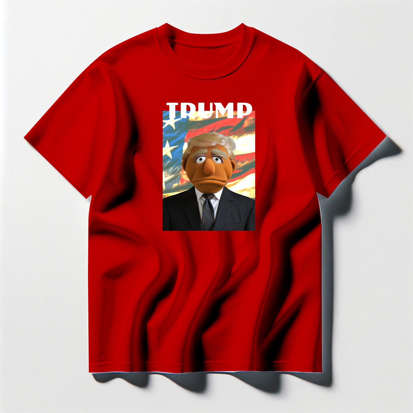 trump muppet flag tee shirt