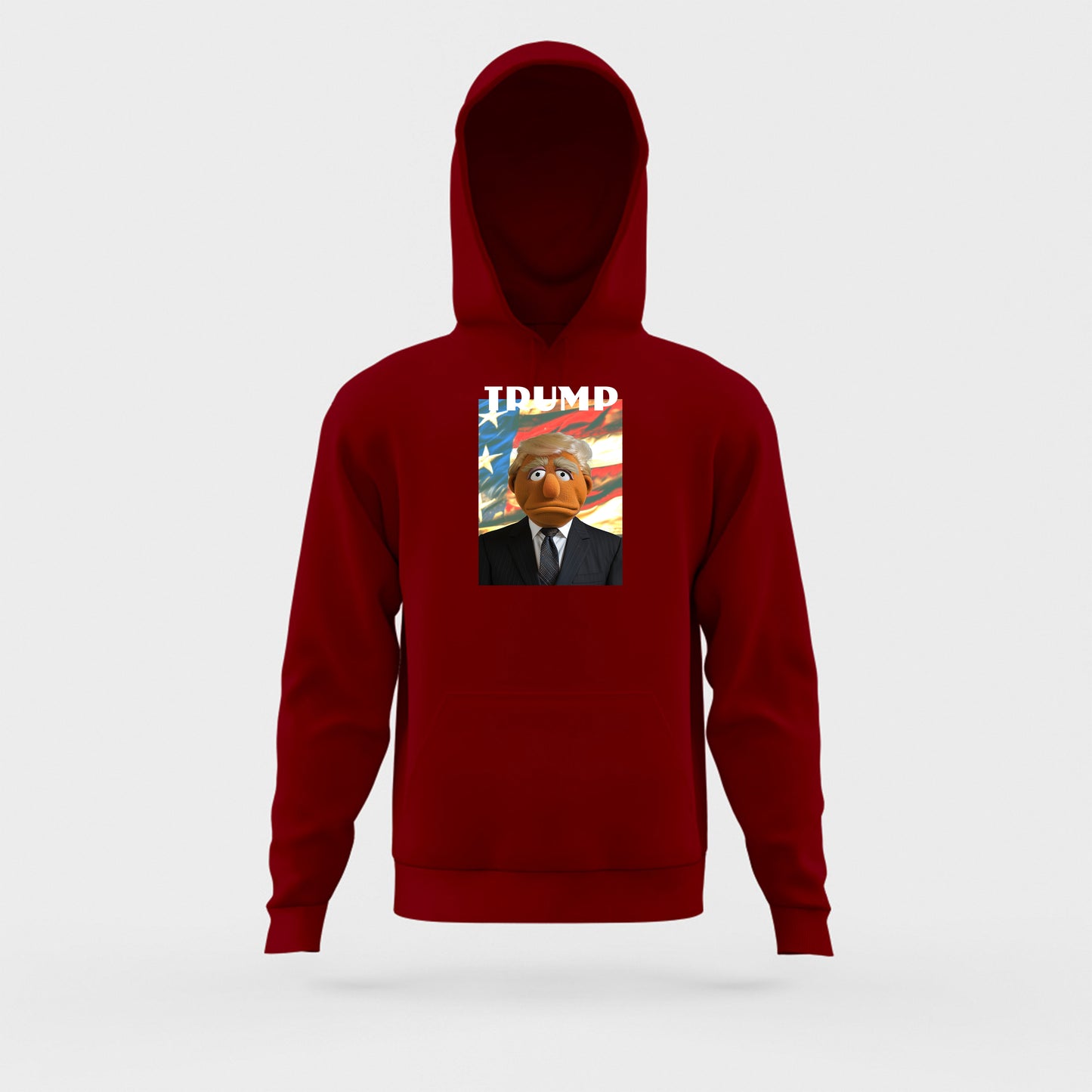 trump muppet flag hoodie