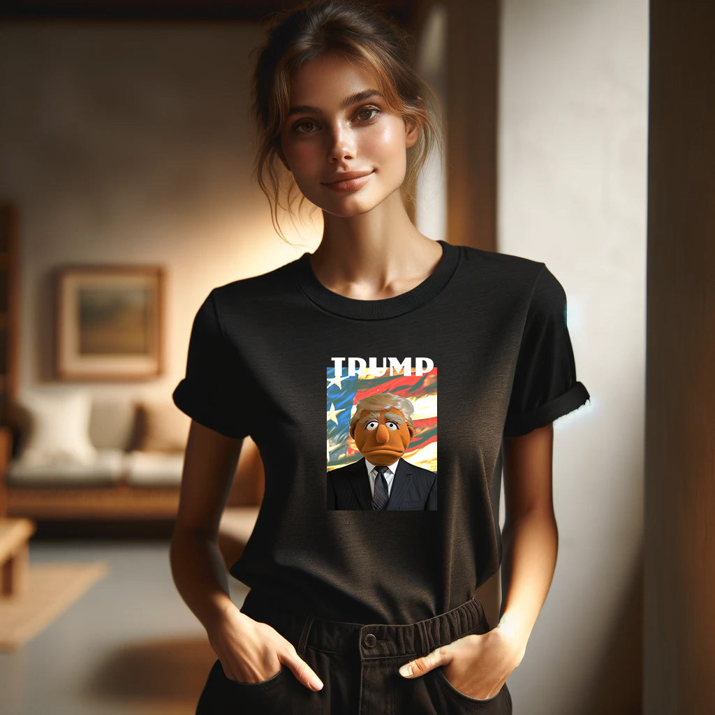 trump muppet flag tee shirt