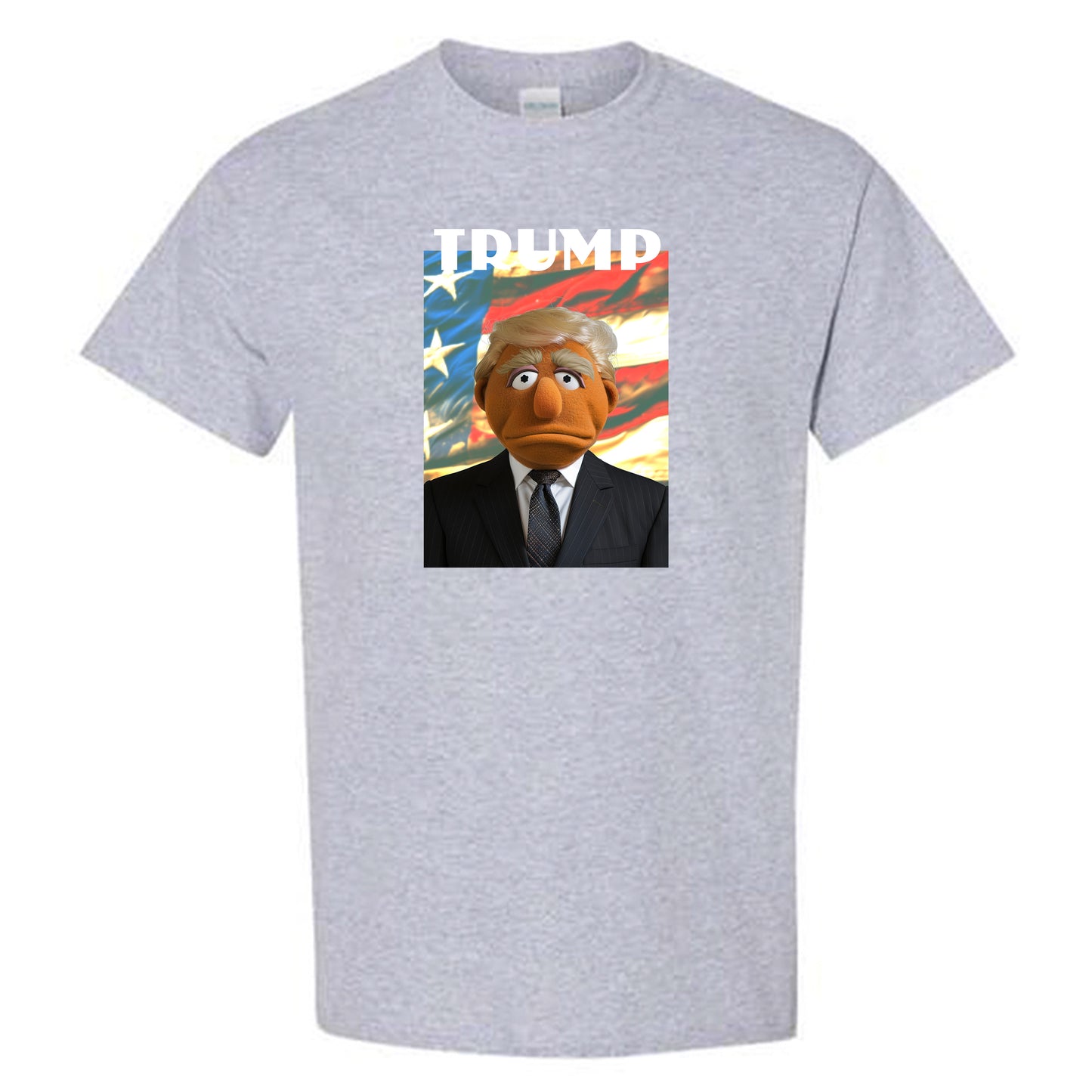 trump muppet flag tee shirt