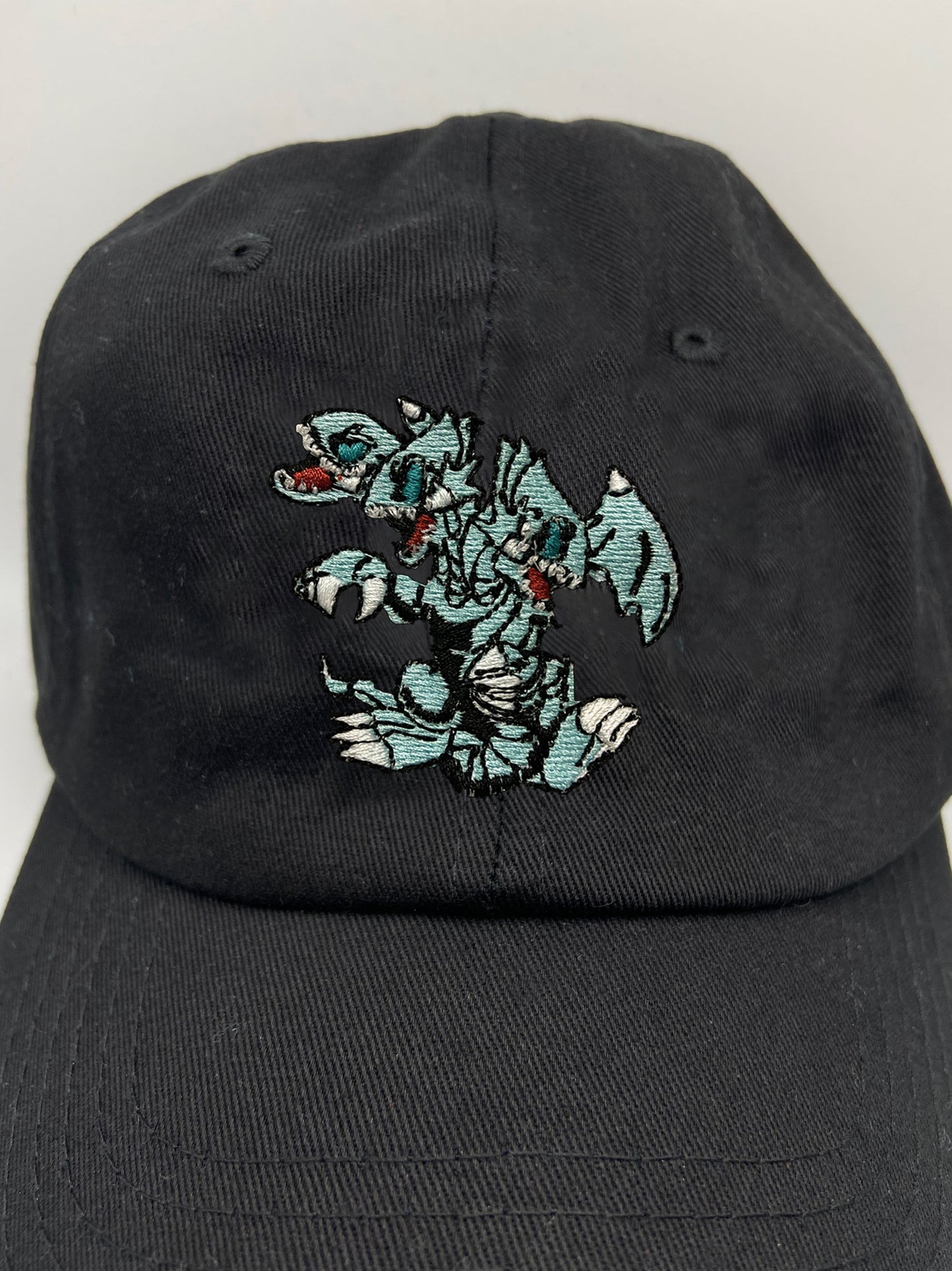 ultimate blue eyes toon dragon dad hat