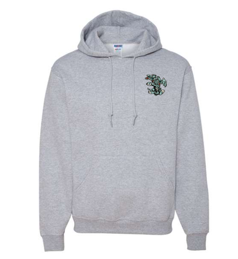ultimate blue eyes toon dragon hoodie