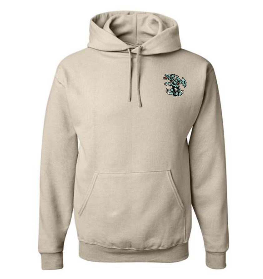 ultimate blue eyes toon dragon hoodie